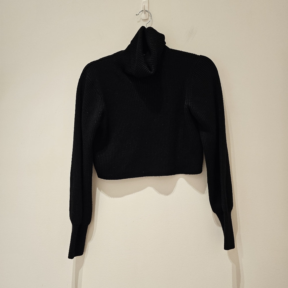 Wilfred Black Cowl Neck Sweater